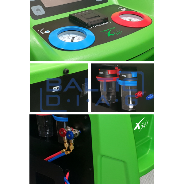 Fully automatic air conditioning service station BD 545 (R134a)