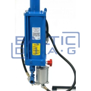 Pit pneumo-hydraulic hoist 16 tons straight
