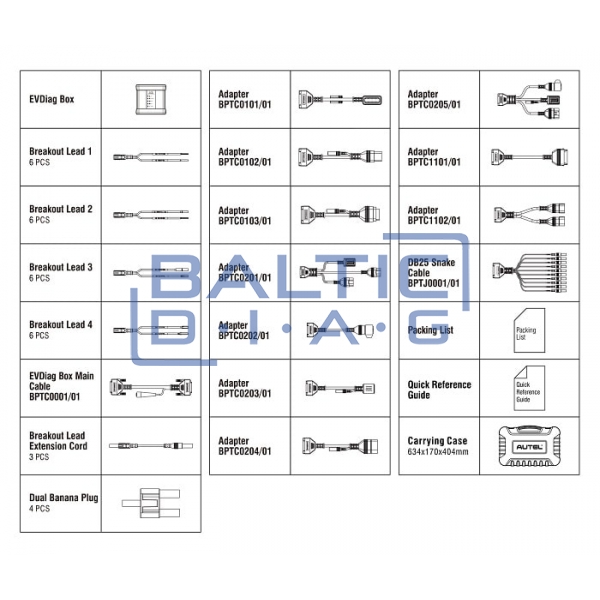 AUTEL EV Diagnostic Accessory Expansion Kit