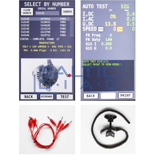 Automatinis generatorių tikrinimo stendas Spin BANCHETTO SMART 12/24V