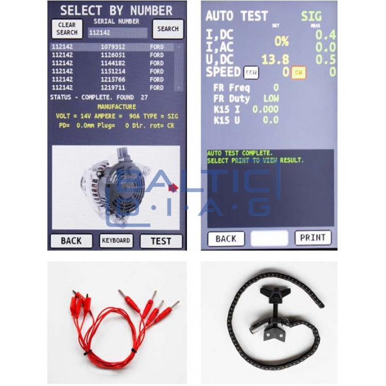 Automatinis generatorių tikrinimo stendas Spin BANCHETTO SMART 12/24V
