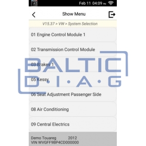 Automobilių diagnostikos įranga Launch Creader Professional Elite EURO 3