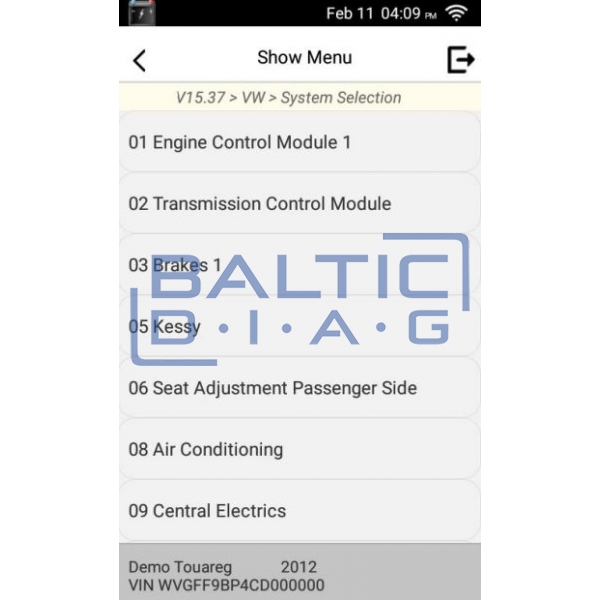 Automobilių diagnostikos įranga Launch Creader Professional Elite EURO 3