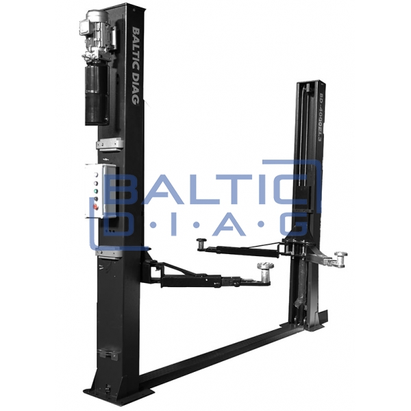 Two column post lift with electromagnetic locking, 2 + 3 - stage claws 4t BD-4000EL3