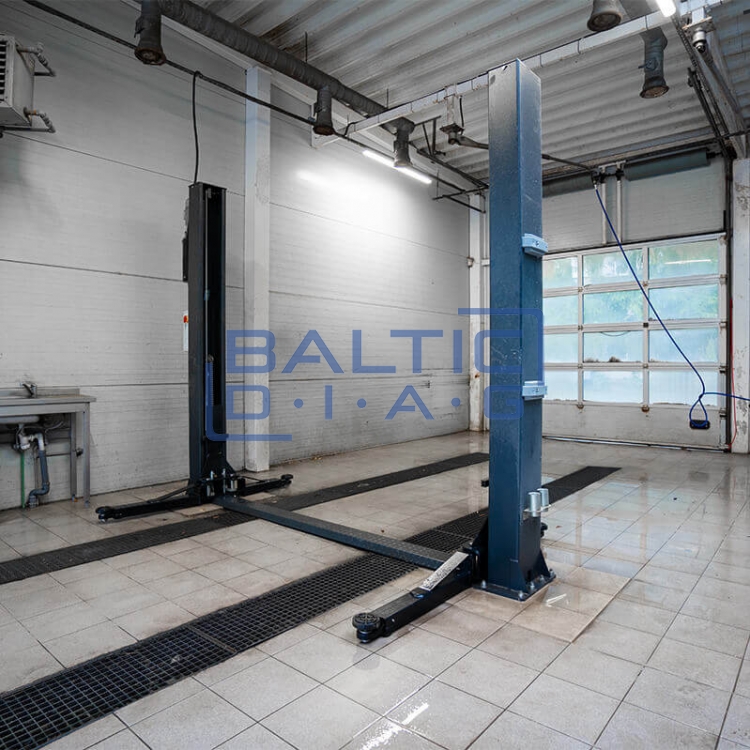 Two column post lift with electromagnetic locking, 2 + 3 - stage claws 4t BD-4000EL3