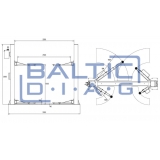 Two column post lift with electromagnetic locking, 2 + 3 - stage claws 4t BD-4000EL3