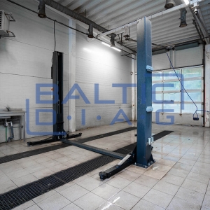 Two column post lift with electromagnetic locking, 2 + 3 - stage claws 4t BD-4000EL3