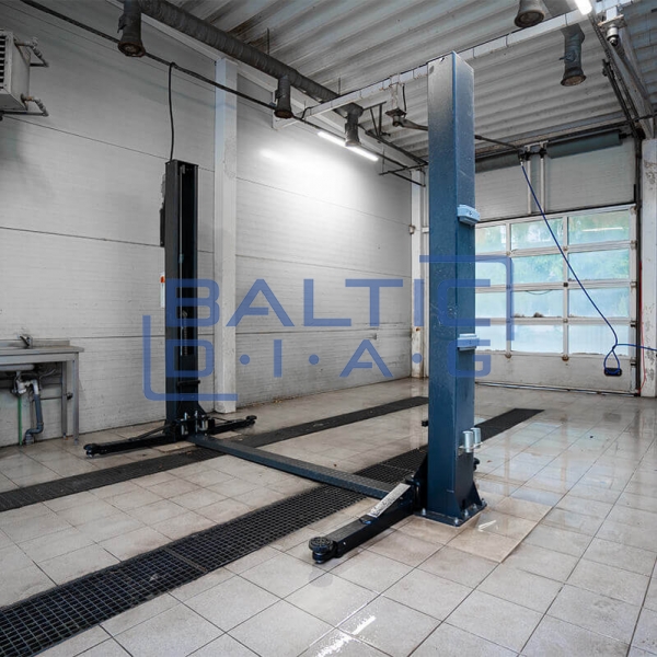 Two column post lift with electromagnetic locking, 2 + 3 - stage claws 4t BD-4000EL3