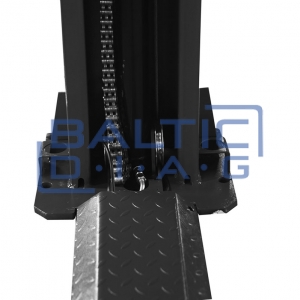 Two column post lift with electromagnetic locking, 2 + 3 - stage claws 4t BD-4000EL3