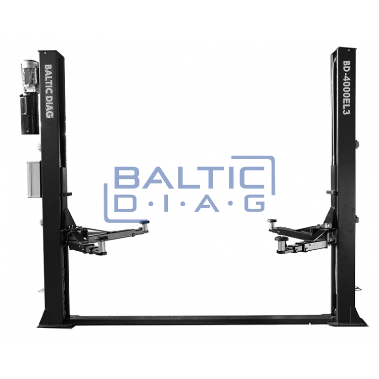 Two column post lift with electromagnetic locking, 2 + 3 - stage claws 4t BD-4000EL3