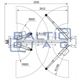 Two-post lift ATH-Comfort 2.55XL