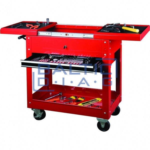 Trolley for tools, two drawers