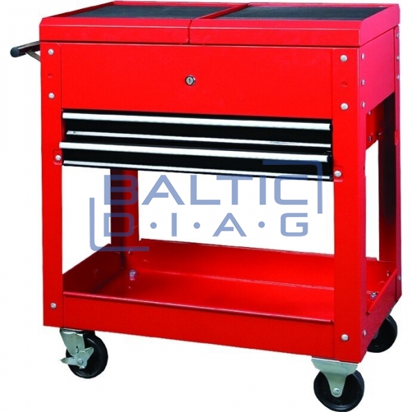 Trolley for tools, two drawers