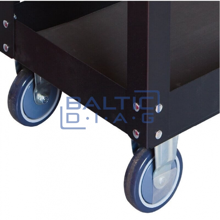 Trolley for tools, three drawers
