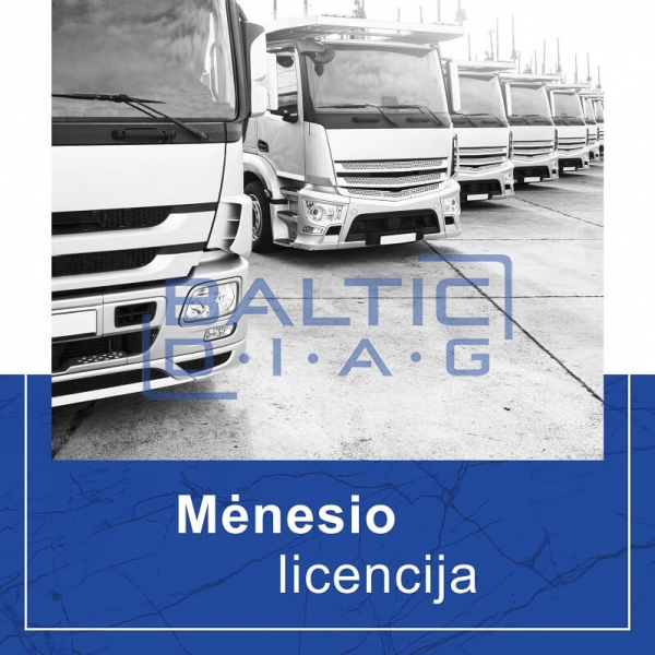 Commercial transport database Jaltest CV - for a month