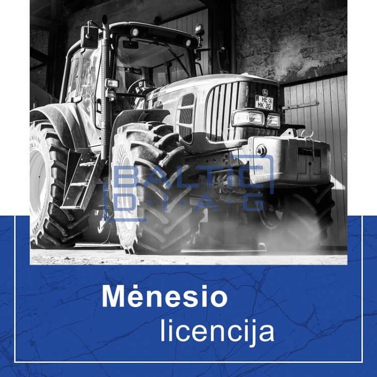 Agricultural machinery database Jaltest AGV - for a month