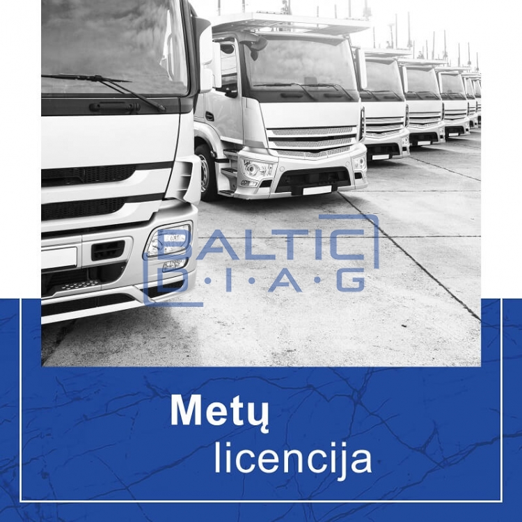 Komercinio transporto duomenų bazė Jaltest CV – metams