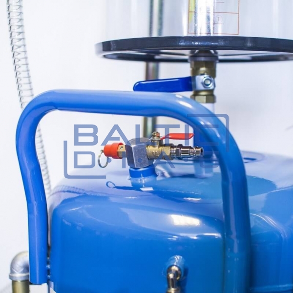 Air-operated wasted oil drainer, extractor, Castex 80l