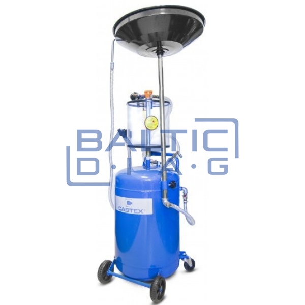 Air-operated wasted oil drainer, extractor, Castex 80l