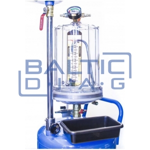 Pneumatic waste oil collection tank with plastic reservoir Castex 80 liters