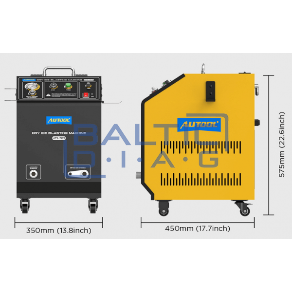 Машина для очистки сухим льдом AUTOOL HTS705
