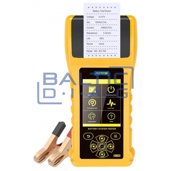 Akumuliatorių baterijų testeris Autool BT760