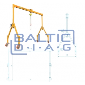 Mobile gantry crane Delta 100