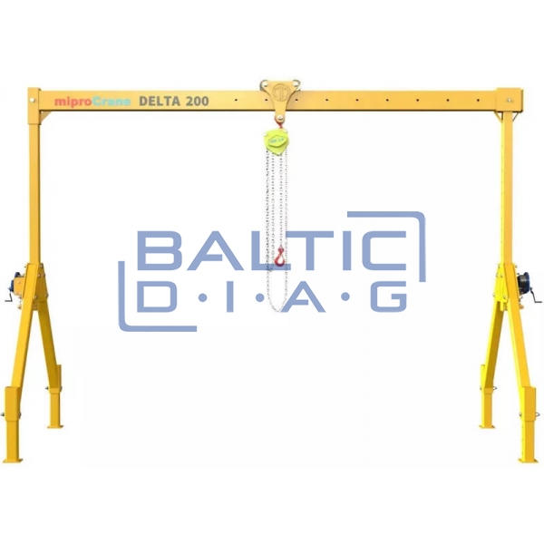 Disassembled gantry crane Delta 200