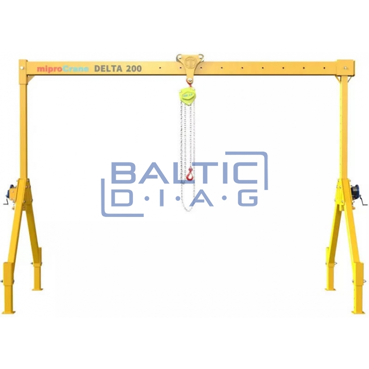 Disassembled gantry crane Delta 200