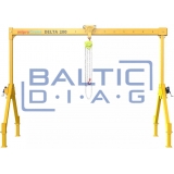Козловой кран Delta 200 в разобранном виде