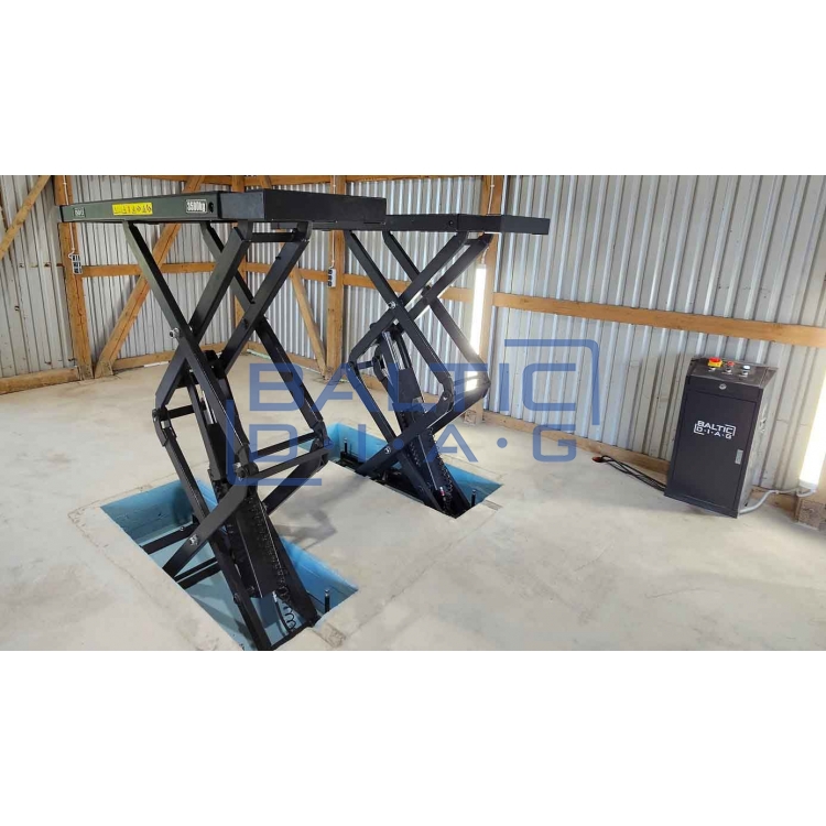 Įgilintas dvigubas žirklinis keltuvas BD-S4, 3500 kg