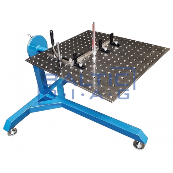 Adjustable position welding table
