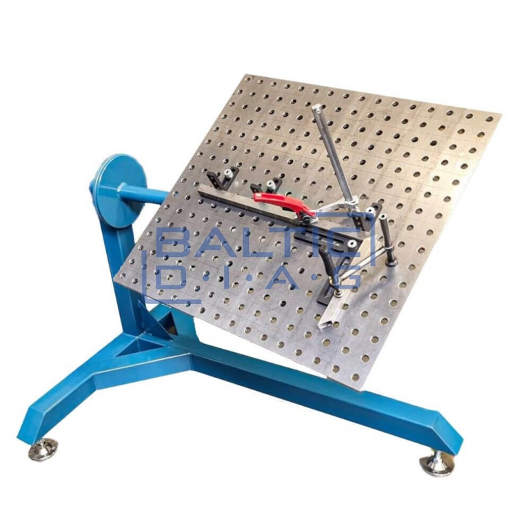 Adjustable position welding table