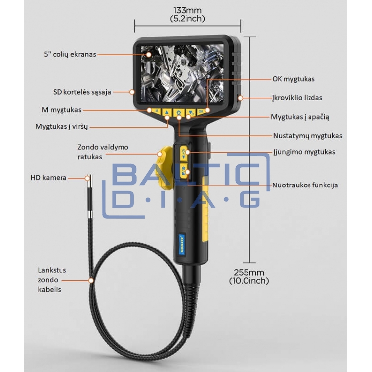 Эндоскоп с гибким зондом Autool SVB305