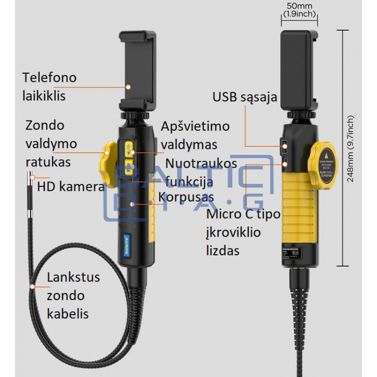 Endoscope for smartphones Autool SVB302
