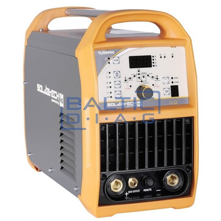 TIG welding machine with controlled torch 200A