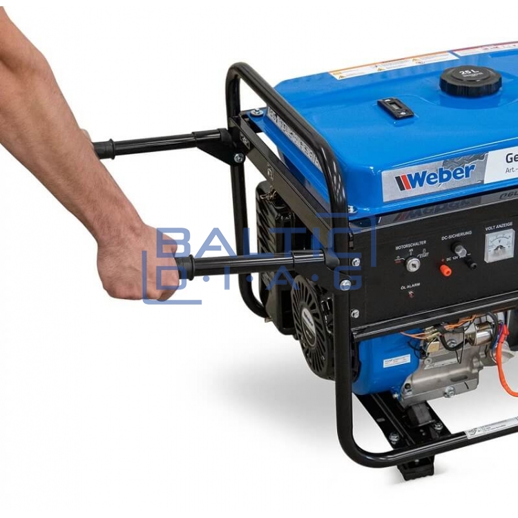 Benzininis generatorius Weber WZ-GE5400-3, 5 kW
