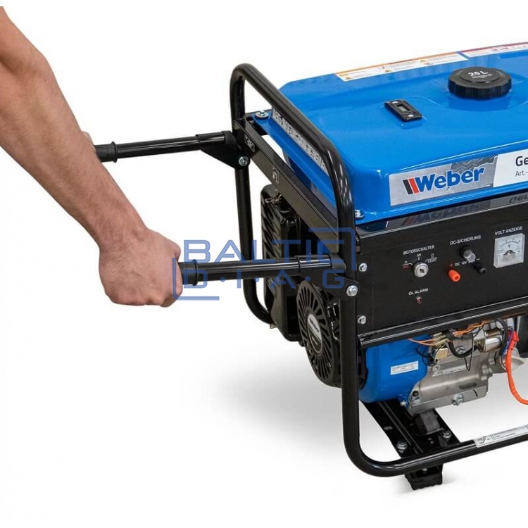 Benzininis generatorius Weber WZ-GE5400-3, 5 kW