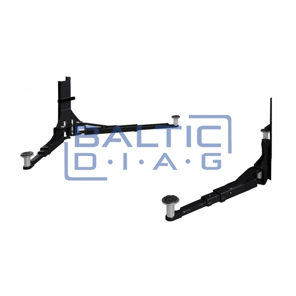 Double column lifter with mechanical claw locking and 2 + 3 stage claws, 4T BD-4000M3