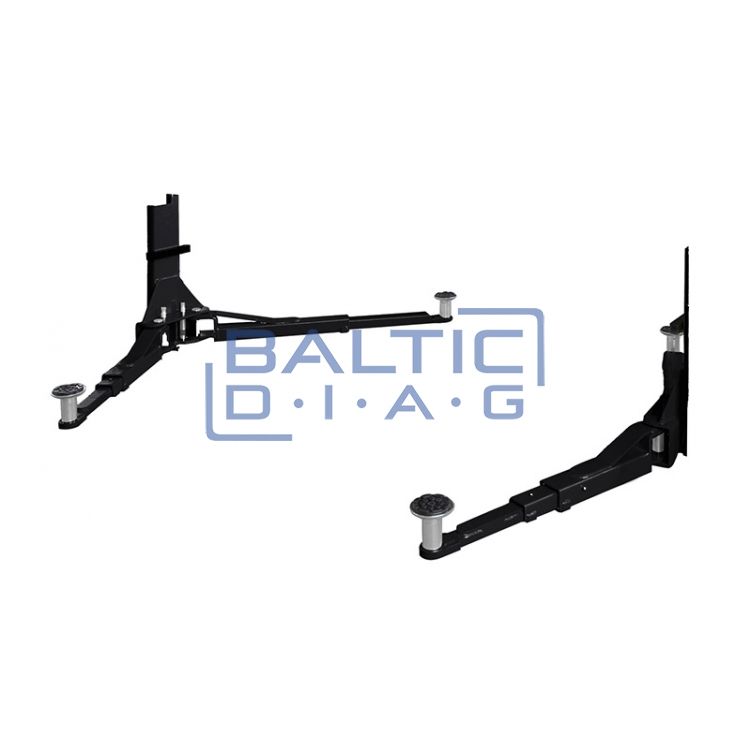 Double column lifter with mechanical claw locking and 2 + 3 stage claws, 4T BD-4000M3