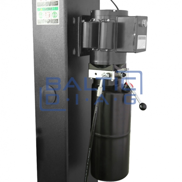 Double column lifter with mechanical claw locking and 2 + 3 stage claws, 4T BD-4000M3