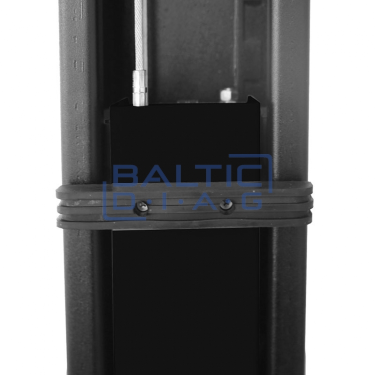Double column lifter with mechanical claw locking and 2 + 3 stage claws, 4T BD-4000M3