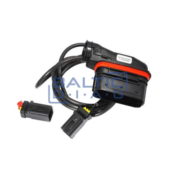 SCR / DPF emuliatorius Caterpillar C4.4 Acert Twin turbo T4F su jungtimi