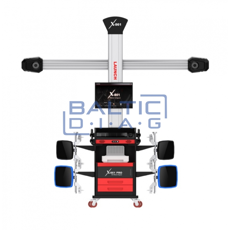 Ratų suvedimo stendas Launch X-861 PRO 3D