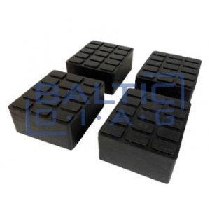 Rubber lift pad 110 x 110 x 50 mm