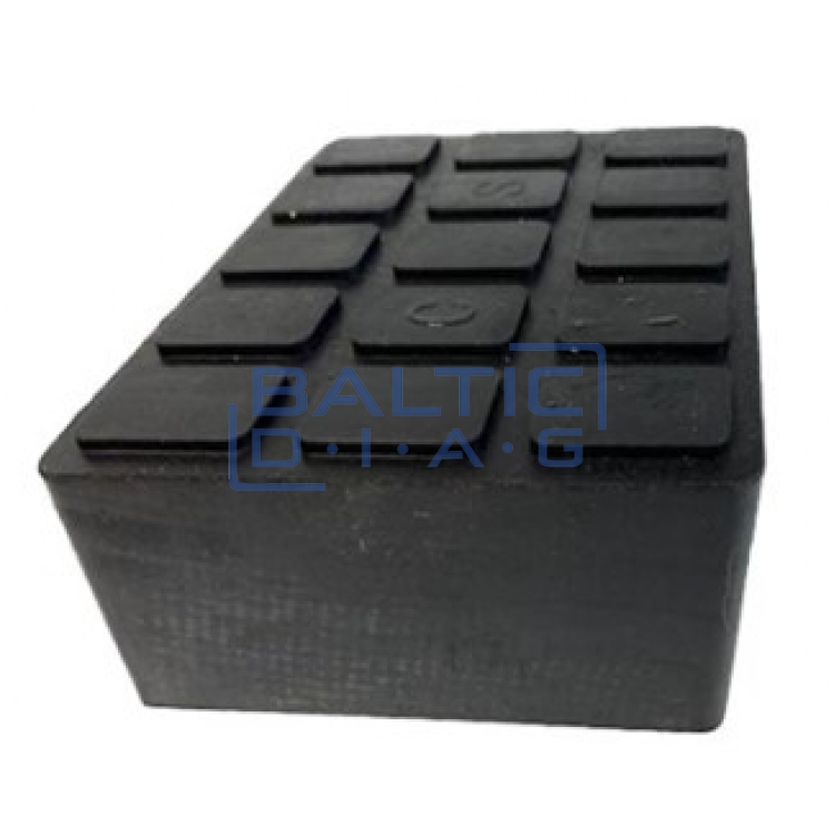 Rubber lift pad 110 x 110 x 50 mm