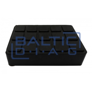 Резиновая подъемная площадка 110 x 110 x 25 мм.