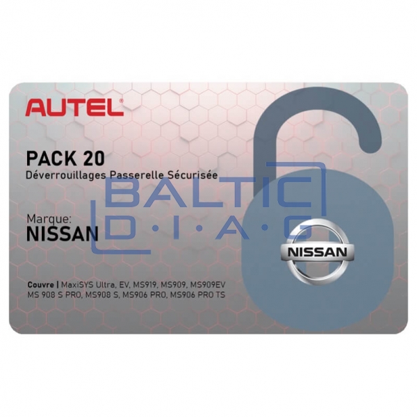 Nissan Gateway (SGW) access cards, Autel