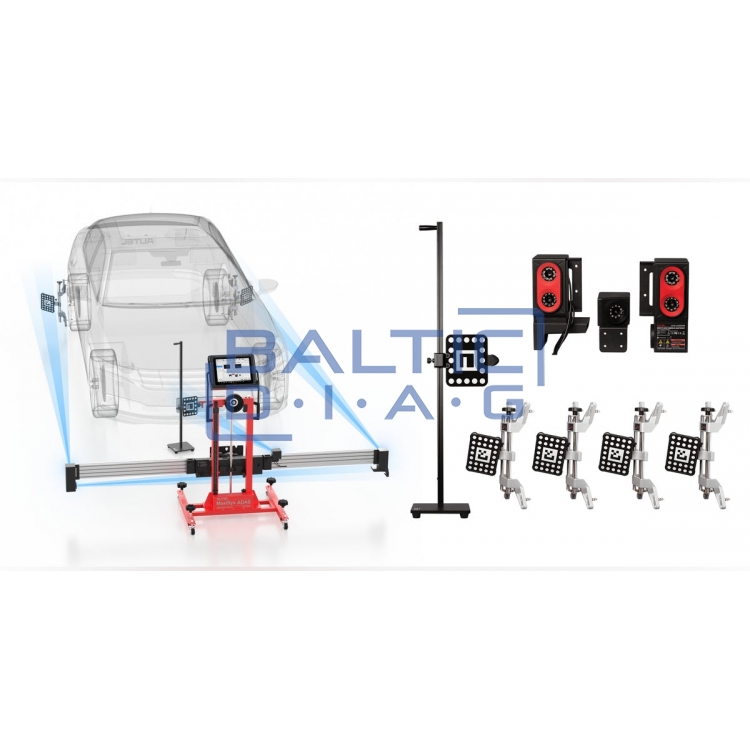 ADAS kalibravimo sistema Autel IA800 su optine pozicionavimo sistema FULL kit