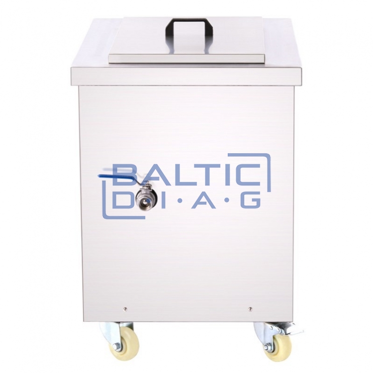 Professional ultrasonic bath 175 l with basket